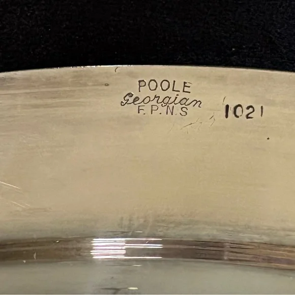 Poole Silver Plated Serving Dish - Picture 7 of 9